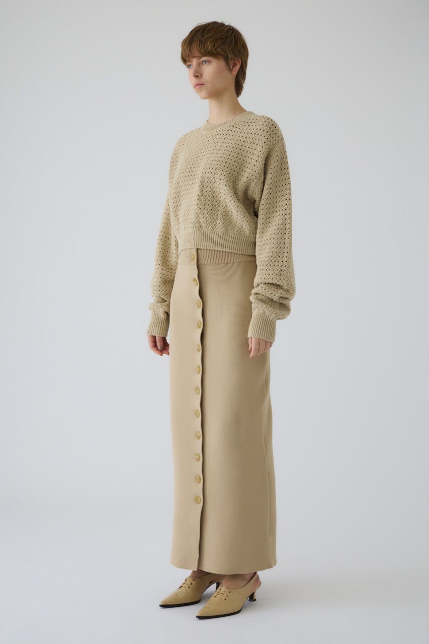 RIM.ARK 「Pattern knitting cotton knit」|ニット・セーター|