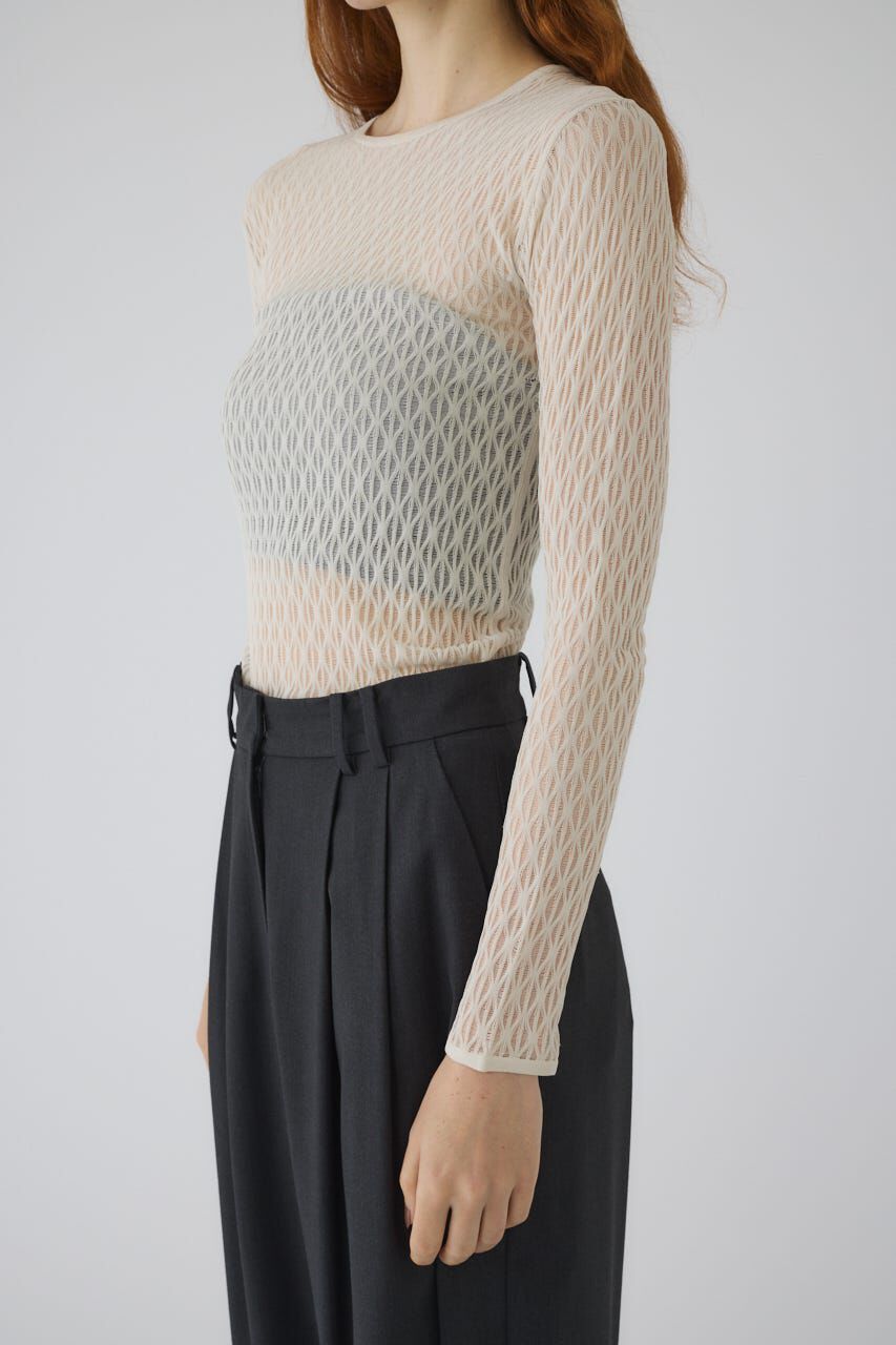 RIM.ARK 「Lace knitting tops」|ニット・セーター|