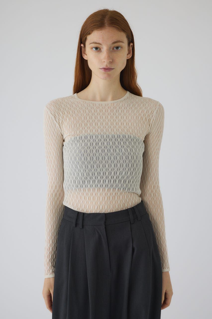 RIM.ARK 「Lace knitting tops」|ニット・セーター|