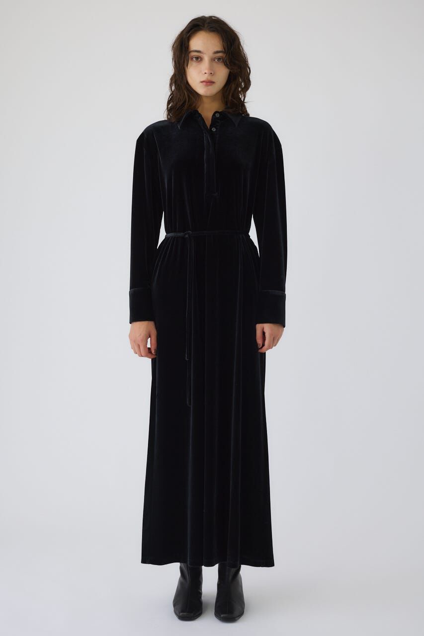 RIM.ARK 「Velour shirt dress」|ワンピース|