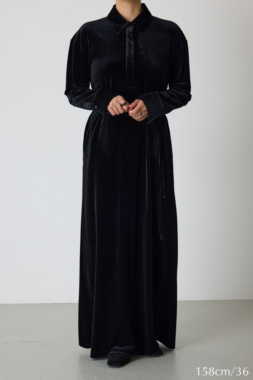 RIM.ARK 「Velour shirt dress」|ワンピース|
