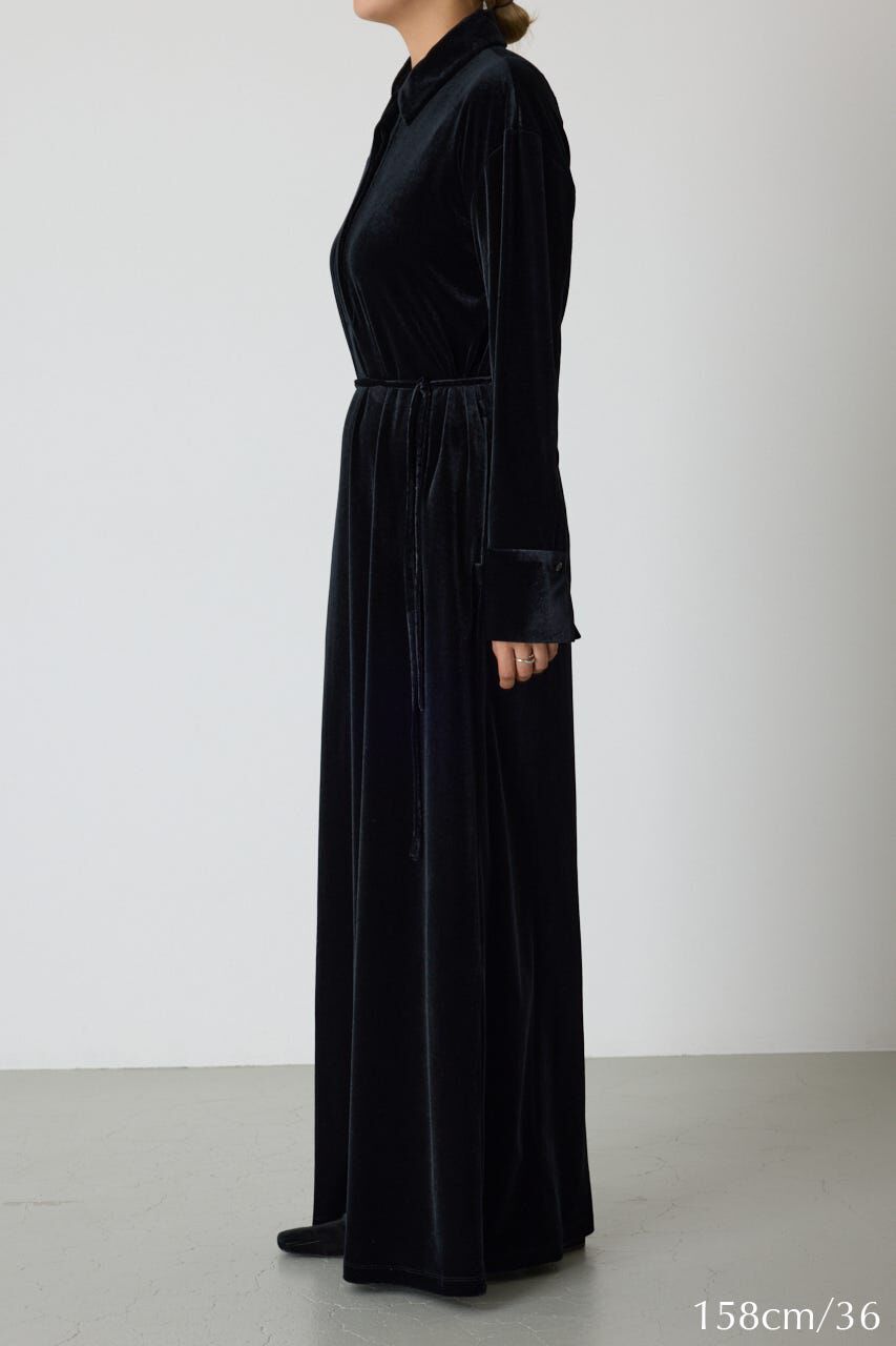 RIM.ARK 「Velour shirt dress」|ワンピース|