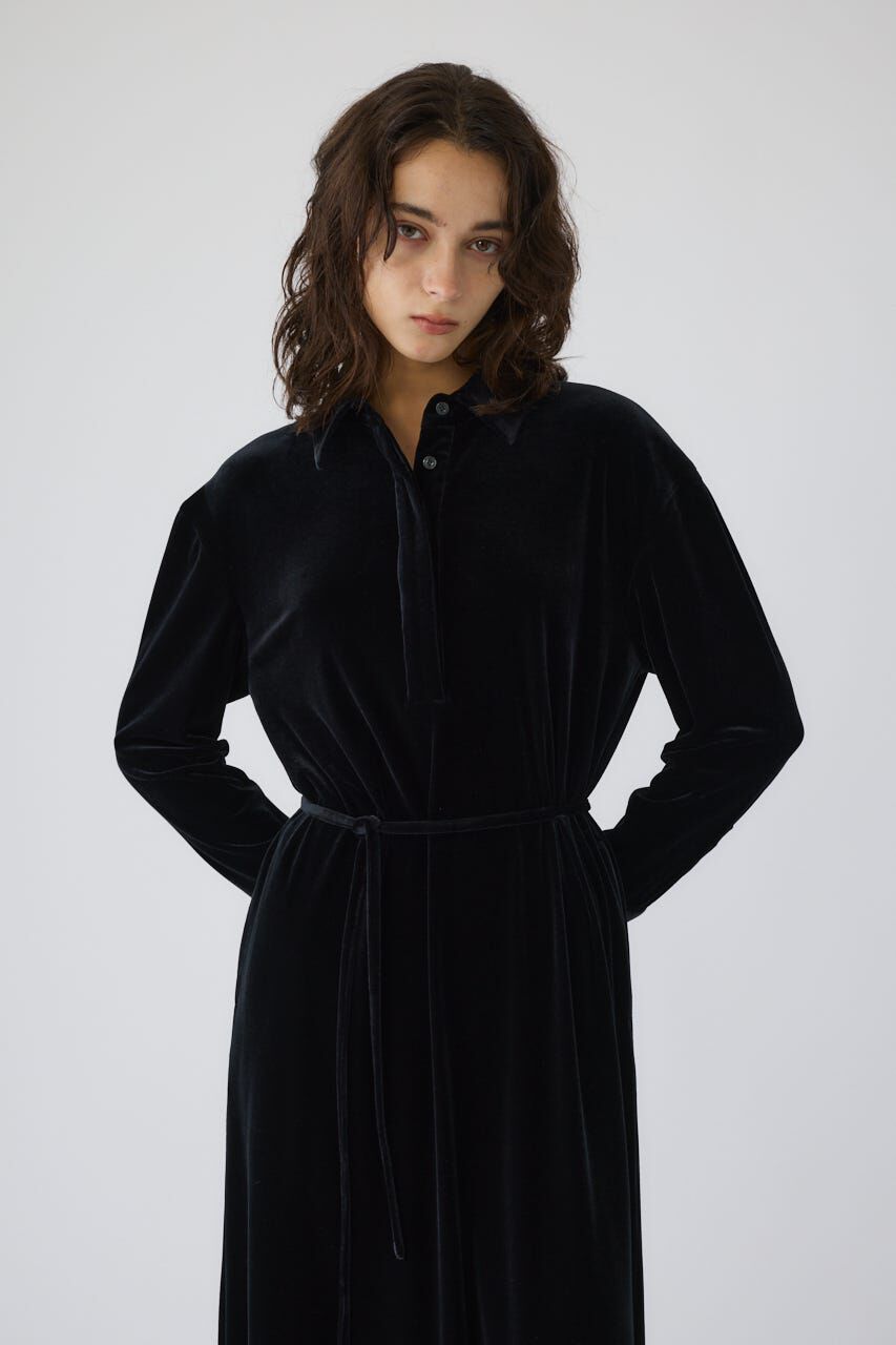 RIM.ARK 「Velour shirt dress」|ワンピース|
