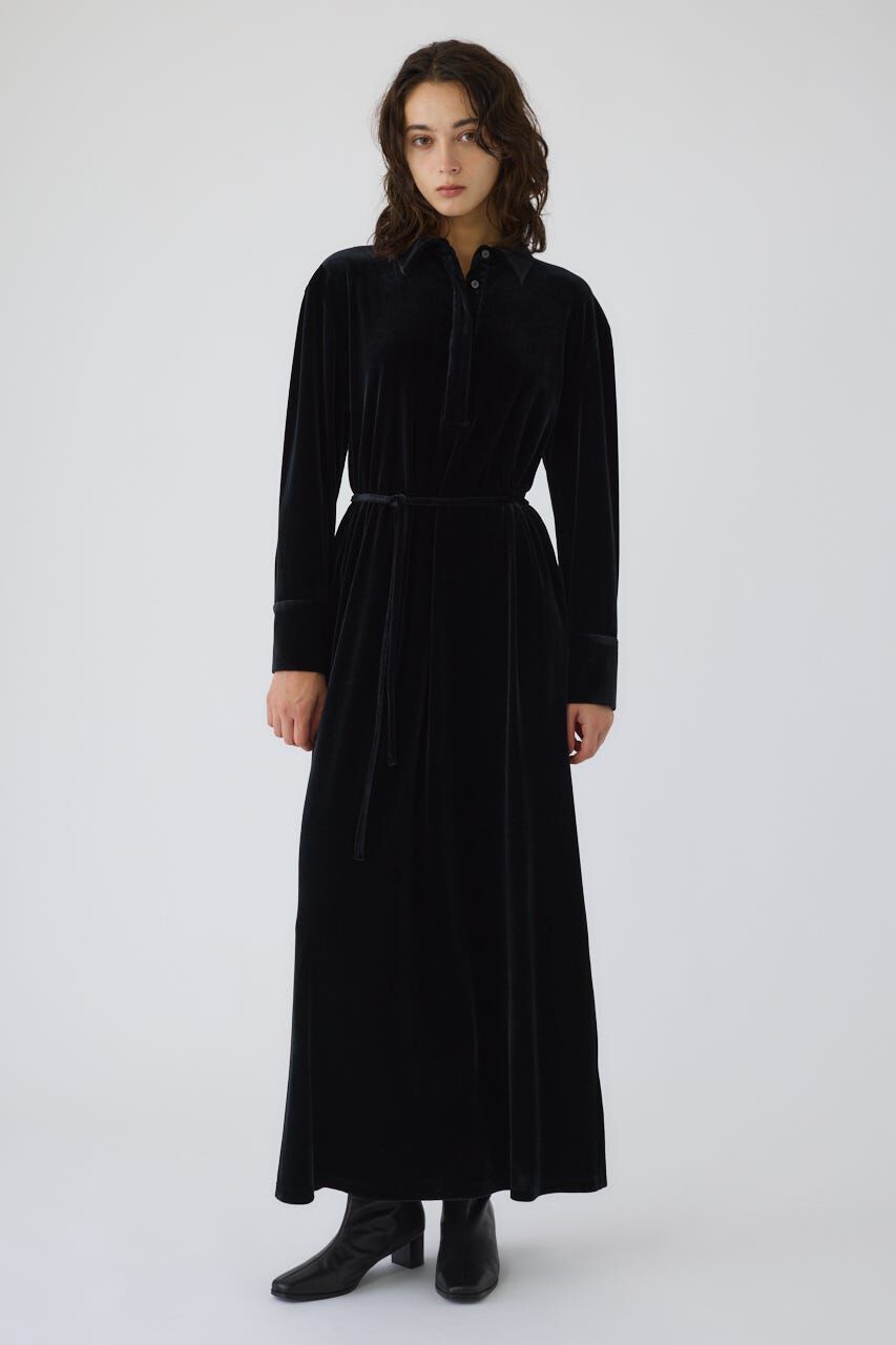 RIM.ARK 「Velour shirt dress」|ワンピース|