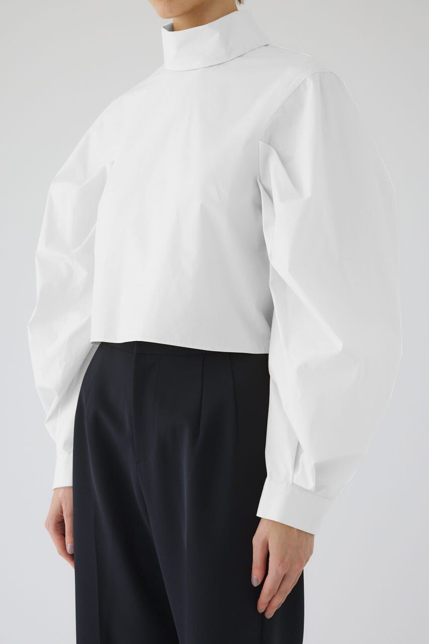 RIM.ARK 「Folded neck tuck blouse」|シャツ・ブラウス|