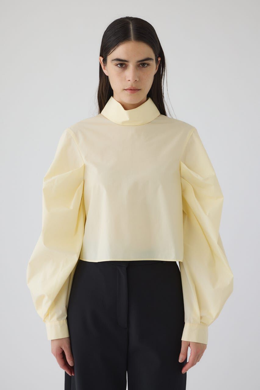 RIM.ARK 「Folded neck tuck blouse」|シャツ・ブラウス|