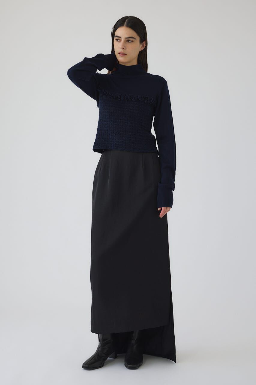 RIM.ARK 「Tweed docking knit tops」|ニット・セーター|