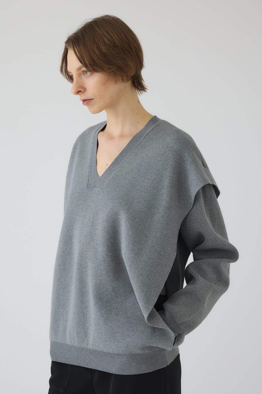 RIM.ARK 「Side open oversized knit PO」|ニット・セーター|