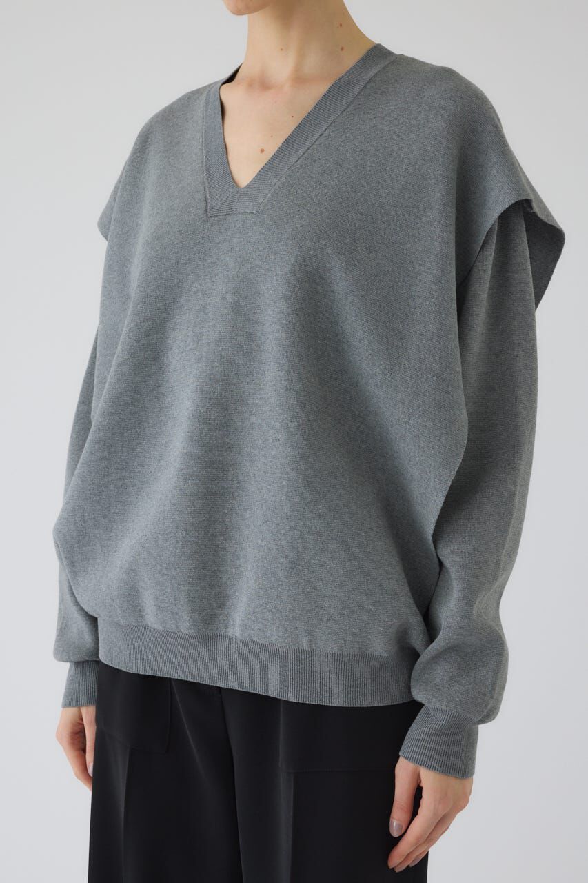 RIM.ARK 「Side open oversized knit PO」|ニット・セーター|