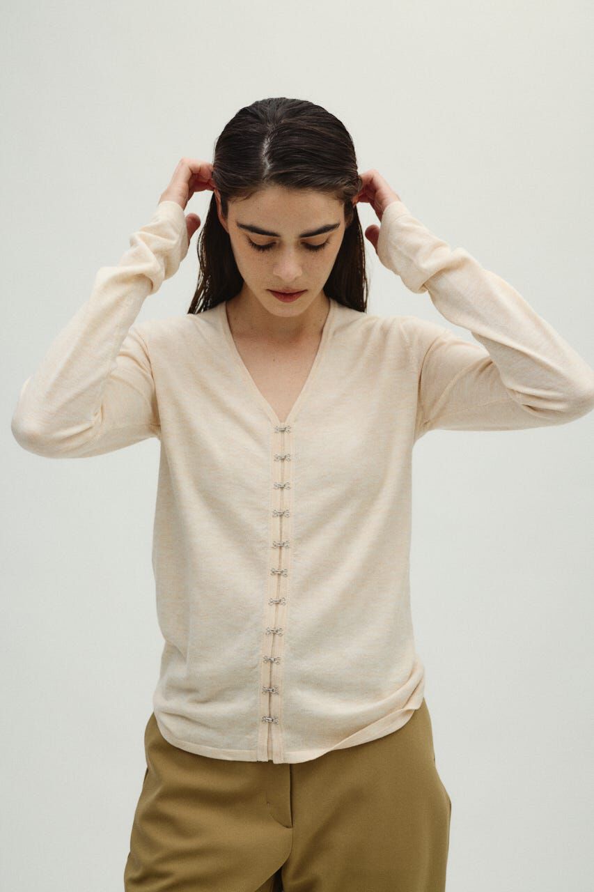 RIM.ARK 「Many hook V neck tops」|ニット・セーター|