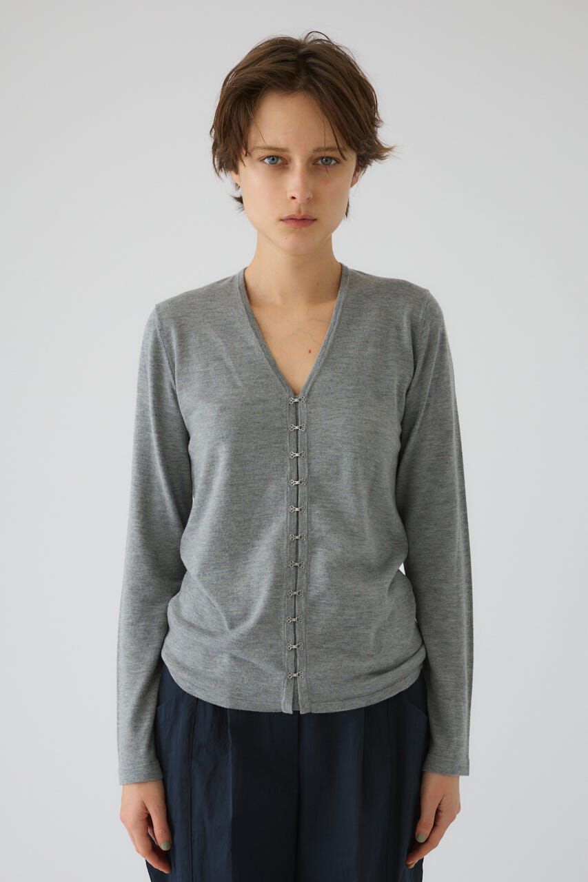 RIM.ARK 「Many hook V neck tops」|ニット・セーター|