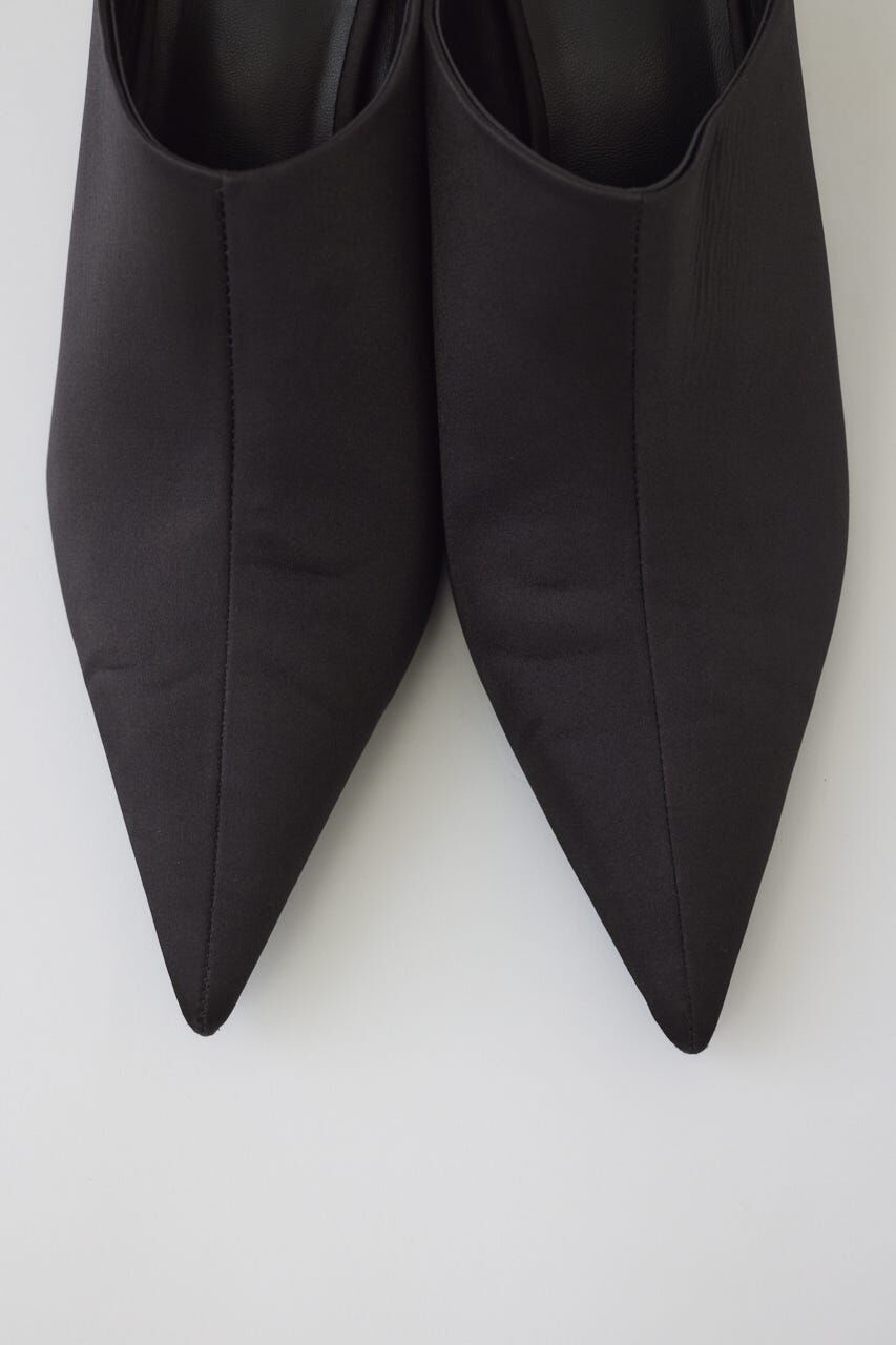 RIM.ARK 「Pointed satin mule」|サンダル|