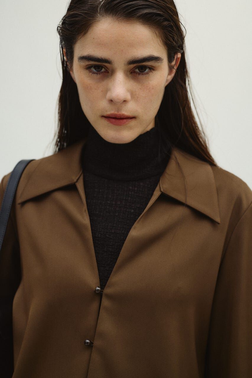 RIM.ARK 「Open collar slim SH JK」|シャツ・ブラウス|