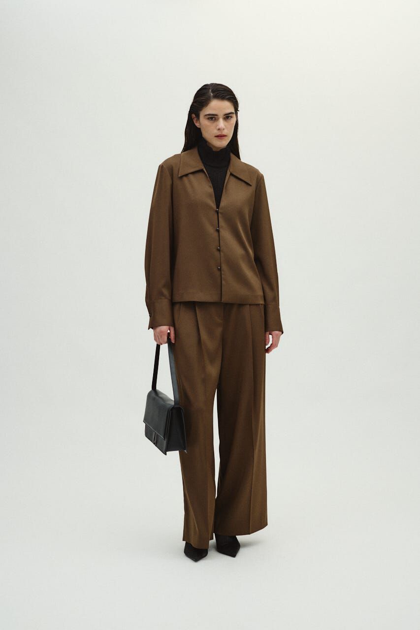 RIM.ARK 「Open collar slim SH JK」|シャツ・ブラウス|