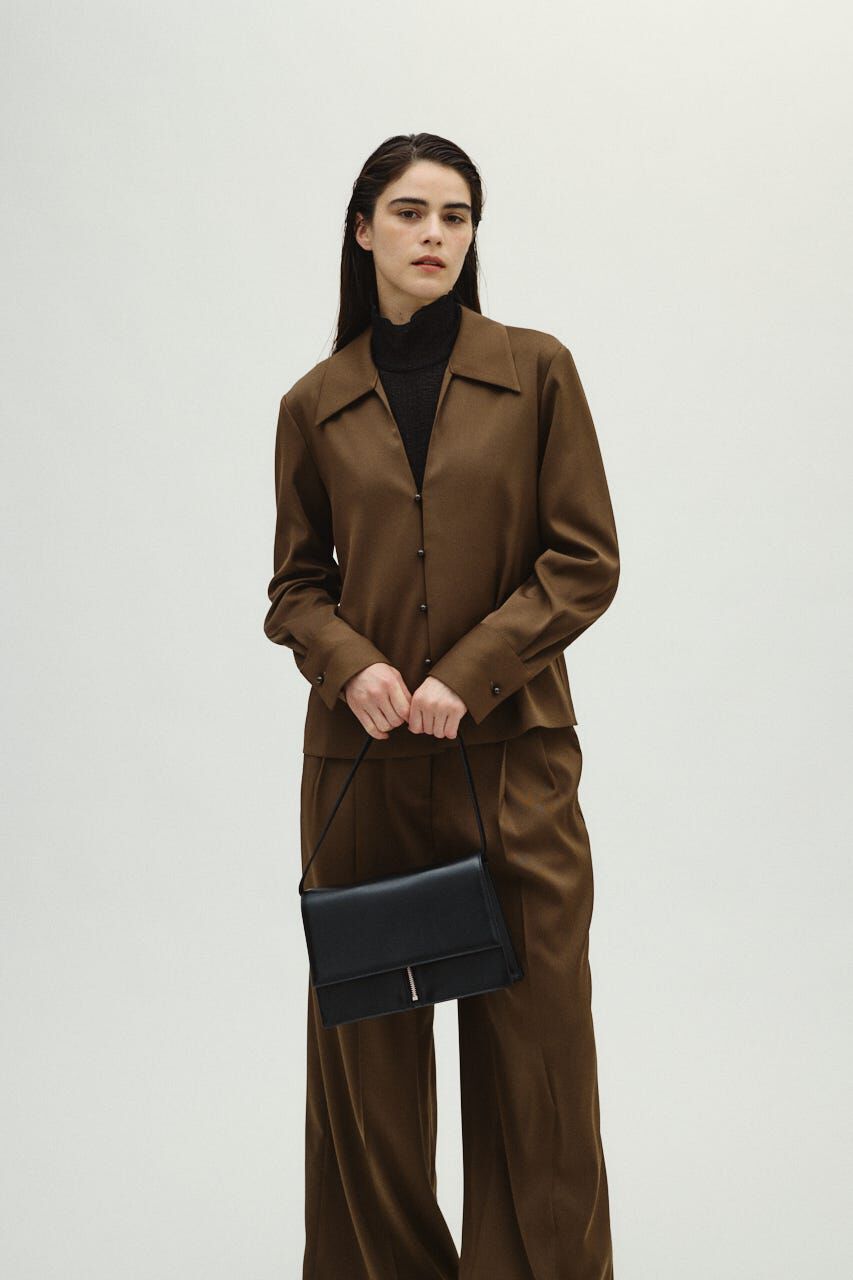 RIM.ARK 「Open collar slim SH JK」|シャツ・ブラウス|