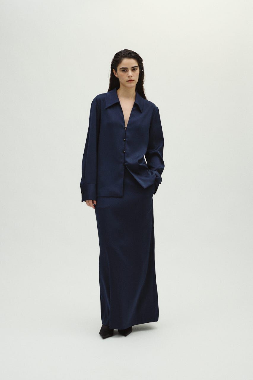 RIM.ARK 「Open collar slim SH JK」|シャツ・ブラウス|