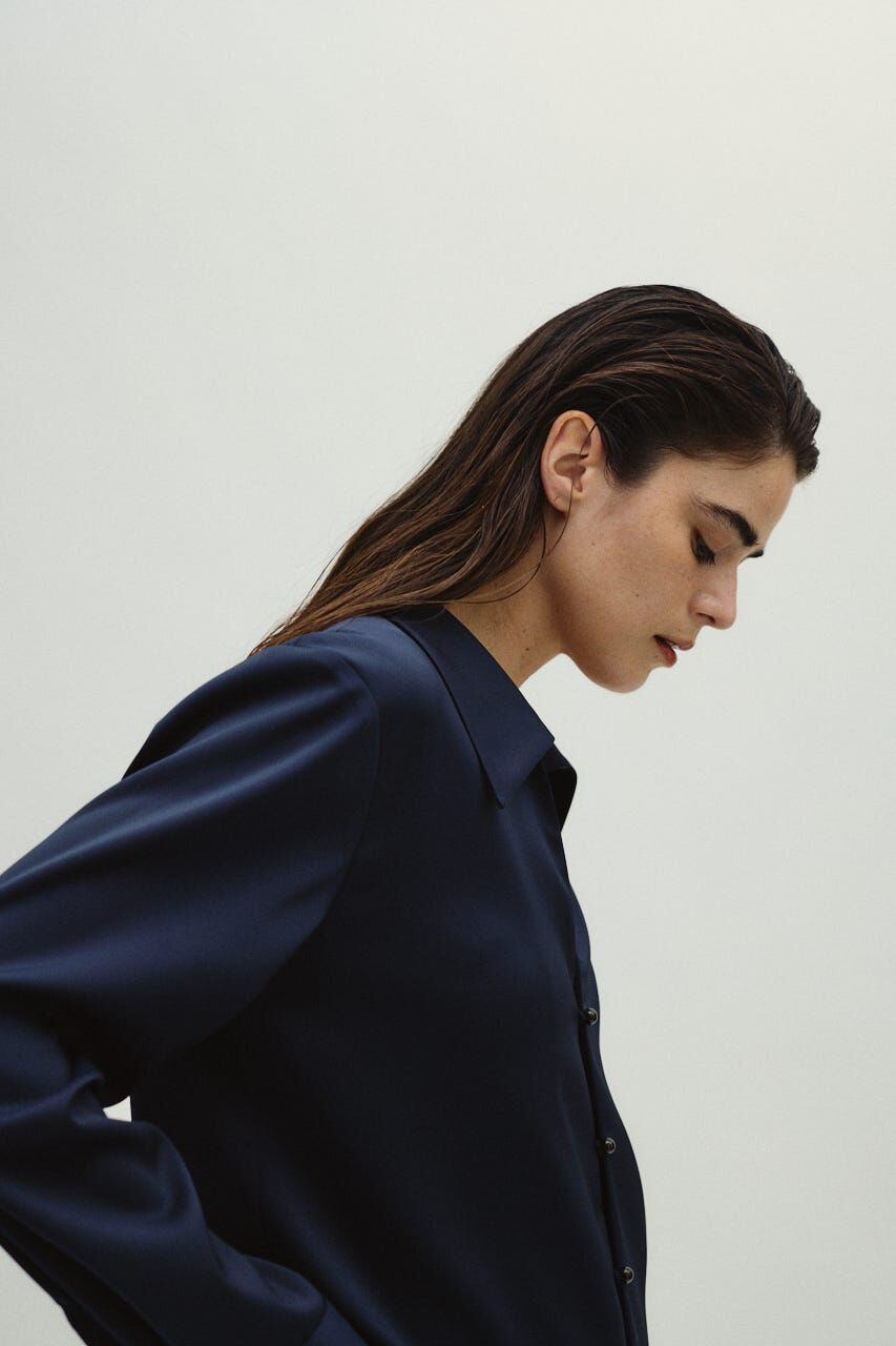 RIM.ARK 「Open collar slim SH JK」|シャツ・ブラウス|