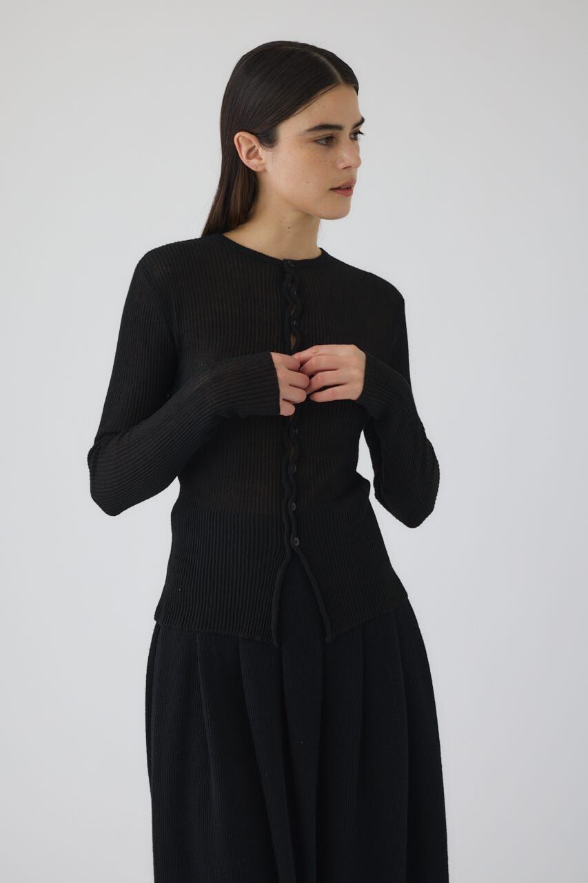 RIM.ARK 「Sheer rib spring knit」|ニット・セーター|