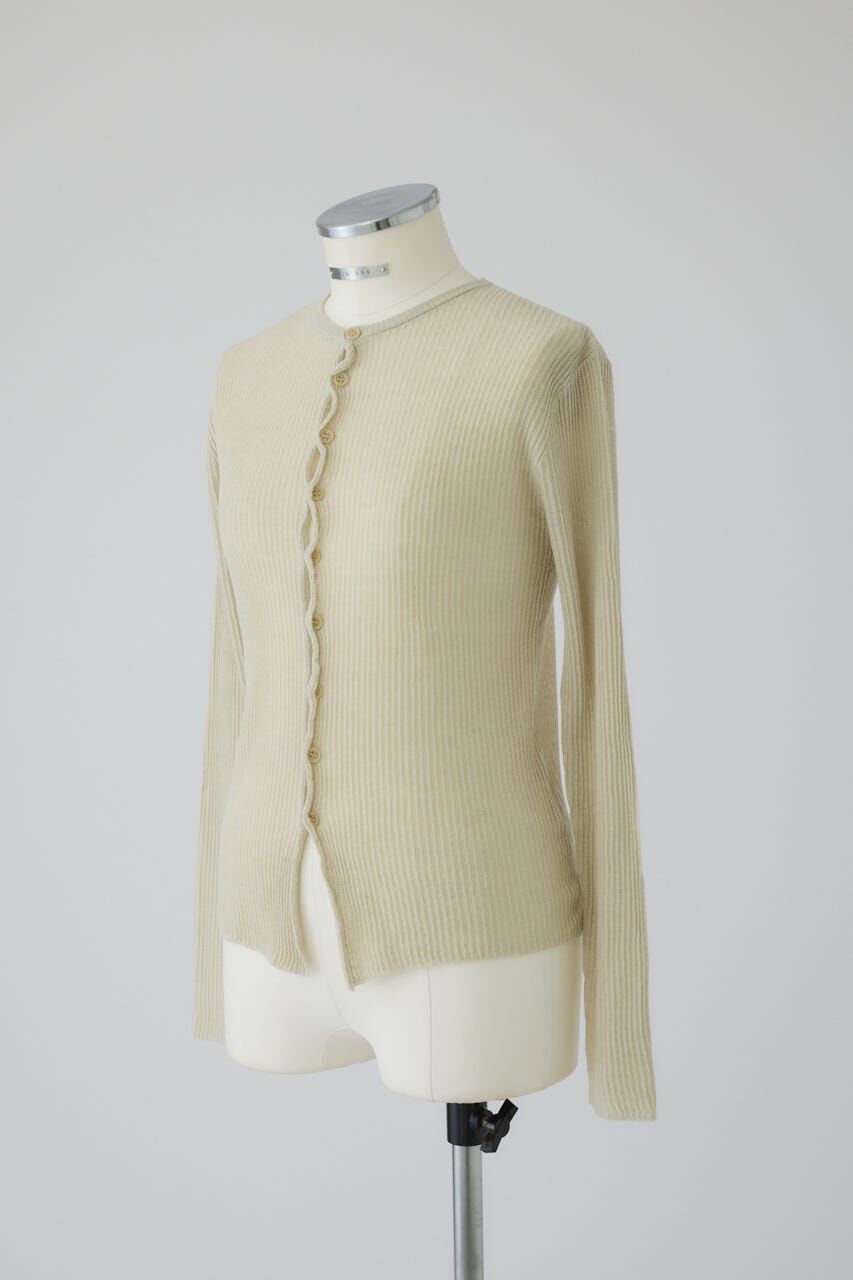 RIM.ARK 「Sheer rib spring knit」|ニット・セーター|