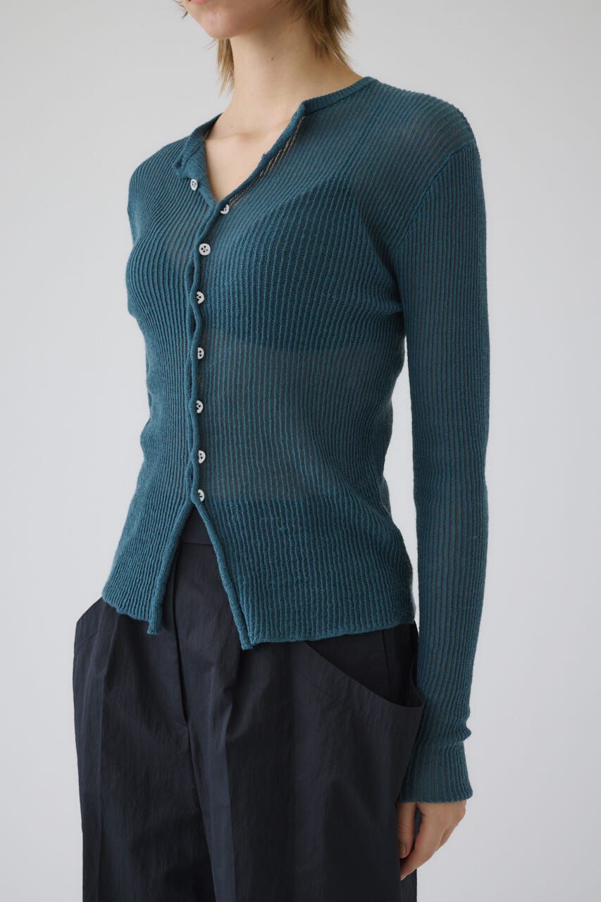 RIM.ARK 「Sheer rib spring knit」|ニット・セーター|