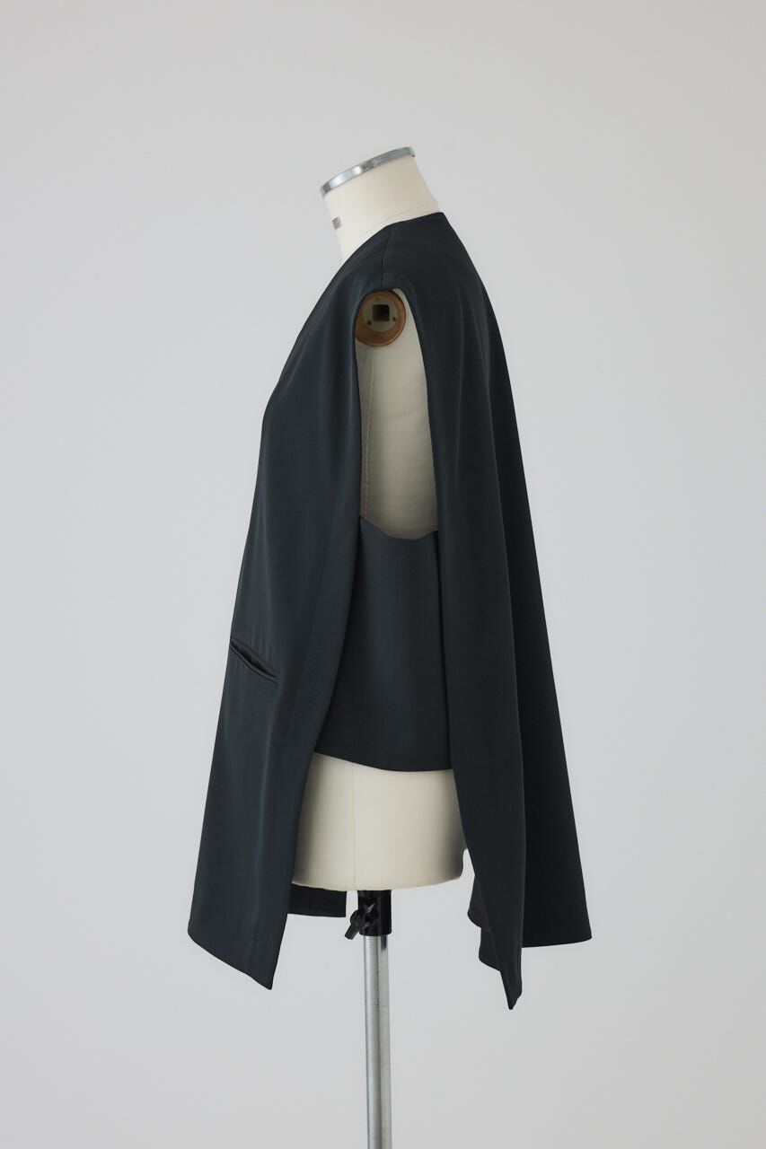 RIM.ARK 「Sharp neck cape」|シャツ・ブラウス|