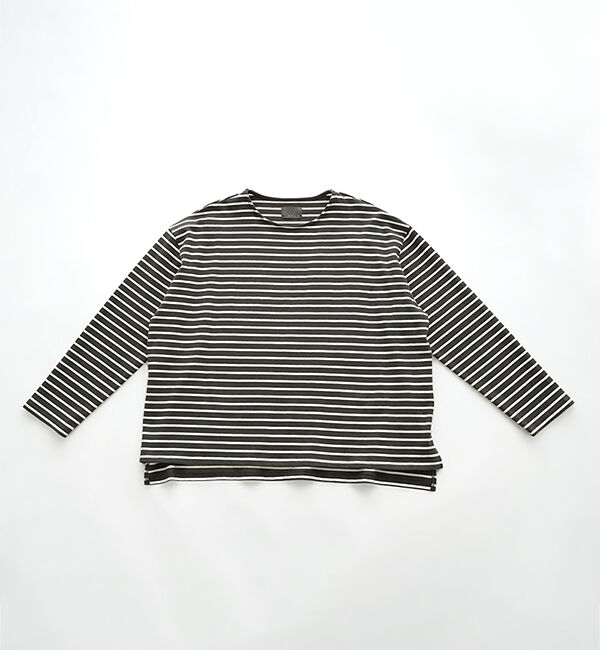 オローネ「サブリナボーダーロングスリーブ」|Tシャツ・カットソー|
