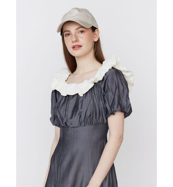 CALNAMUR「BALLOON OFF SHOULDER OP/バルーンオフショルダーワンピース」|ワンピース|