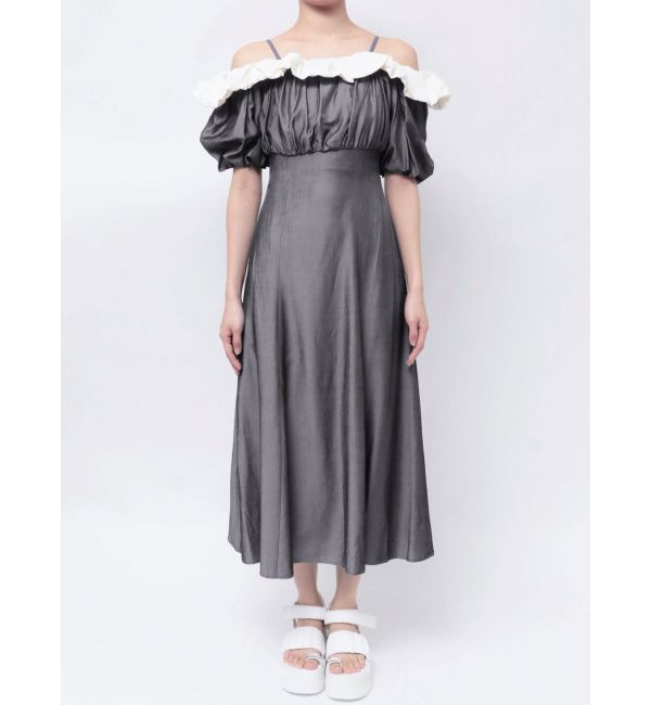 CALNAMUR「BALLOON OFF SHOULDER OP/バルーンオフショルダーワンピース」|ワンピース|