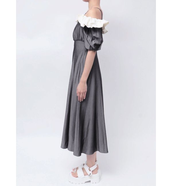 CALNAMUR「BALLOON OFF SHOULDER OP/バルーンオフショルダーワンピース」|ワンピース|