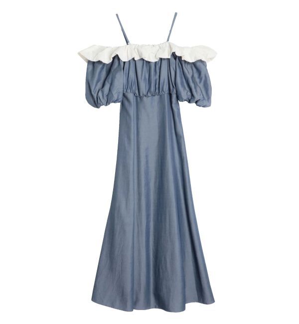 CALNAMUR「BALLOON OFF SHOULDER OP/バルーンオフショルダーワンピース」|ワンピース|