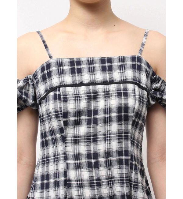 CALNAMUR「２ＷＡＹチェックロングワンピース」|ワンピース|