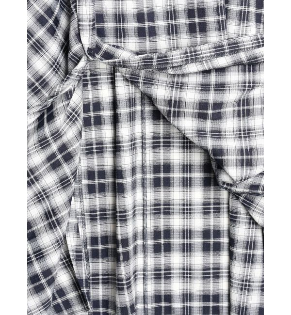 CALNAMUR「２ＷＡＹチェックロングワンピース」|ワンピース|