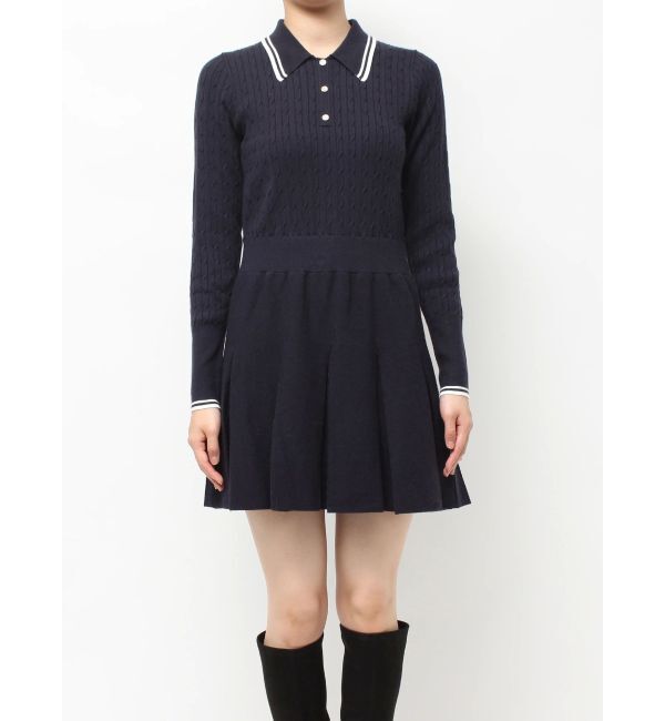 CALNAMUR「ニットプリーツワンピース」|ワンピース|