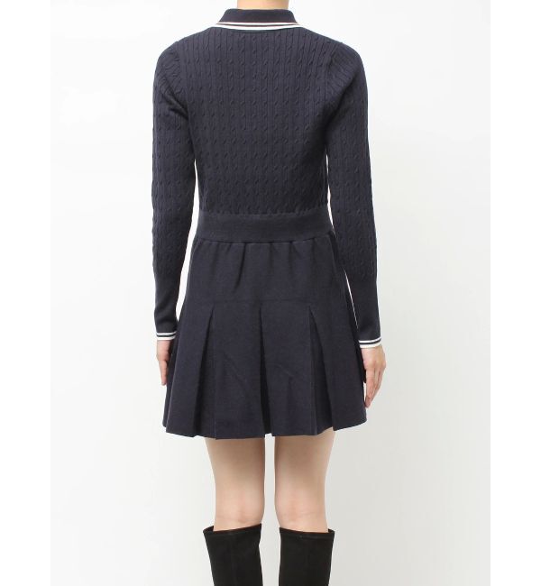 CALNAMUR「ニットプリーツワンピース」|ワンピース|