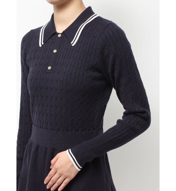 CALNAMUR「ニットプリーツワンピース」|ワンピース|