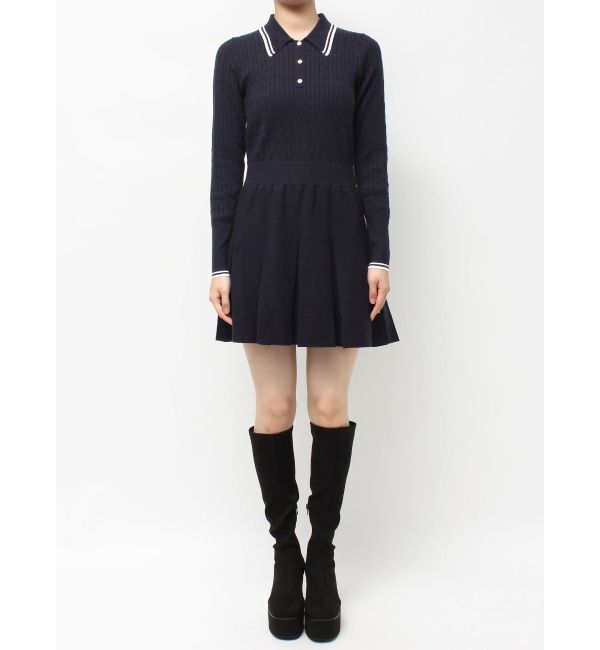 CALNAMUR「ニットプリーツワンピース」|ワンピース|