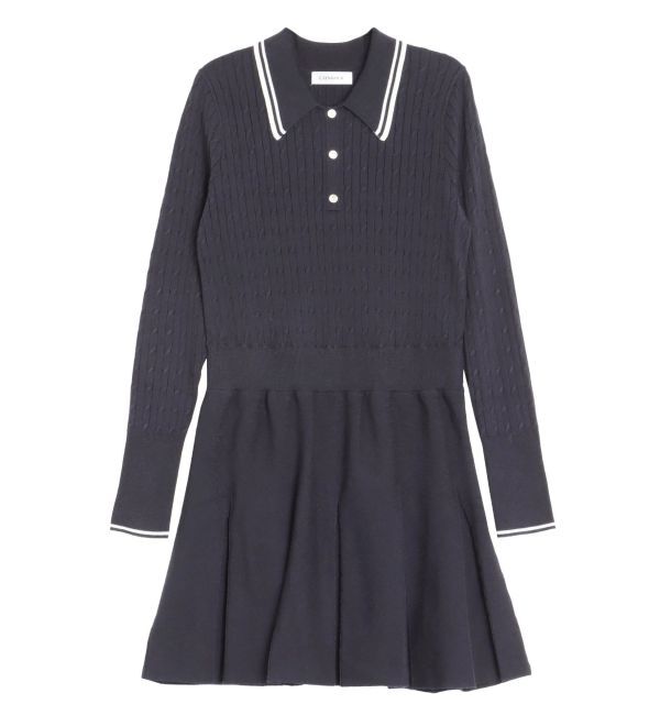 CALNAMUR「ニットプリーツワンピース」|ワンピース|