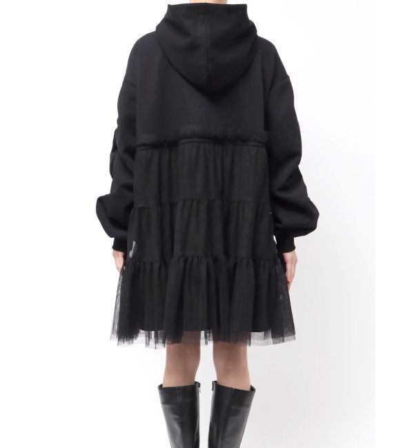 CALNAMUR「２ＷＡＹチュールオーバースウェットワンピース」|ワンピース|