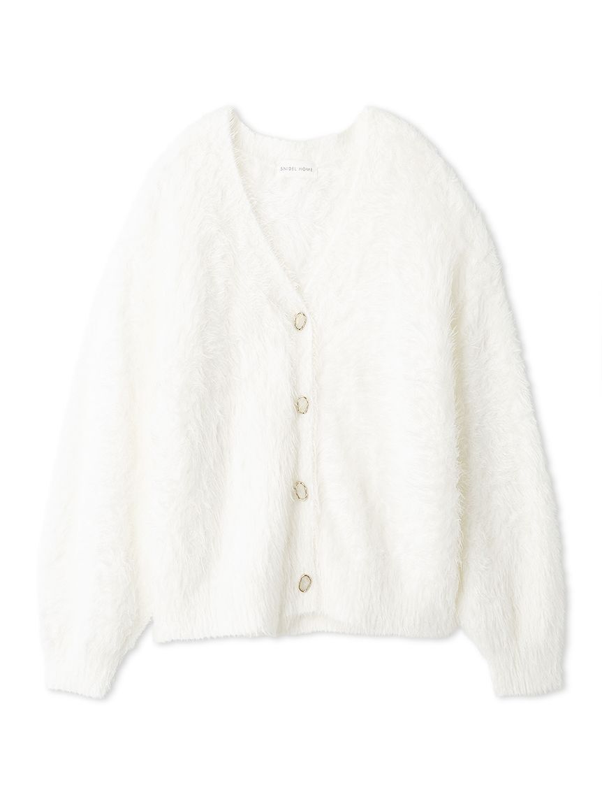 SNIDEL HOME「シャギーニットカーディガン」|ルームウェア|