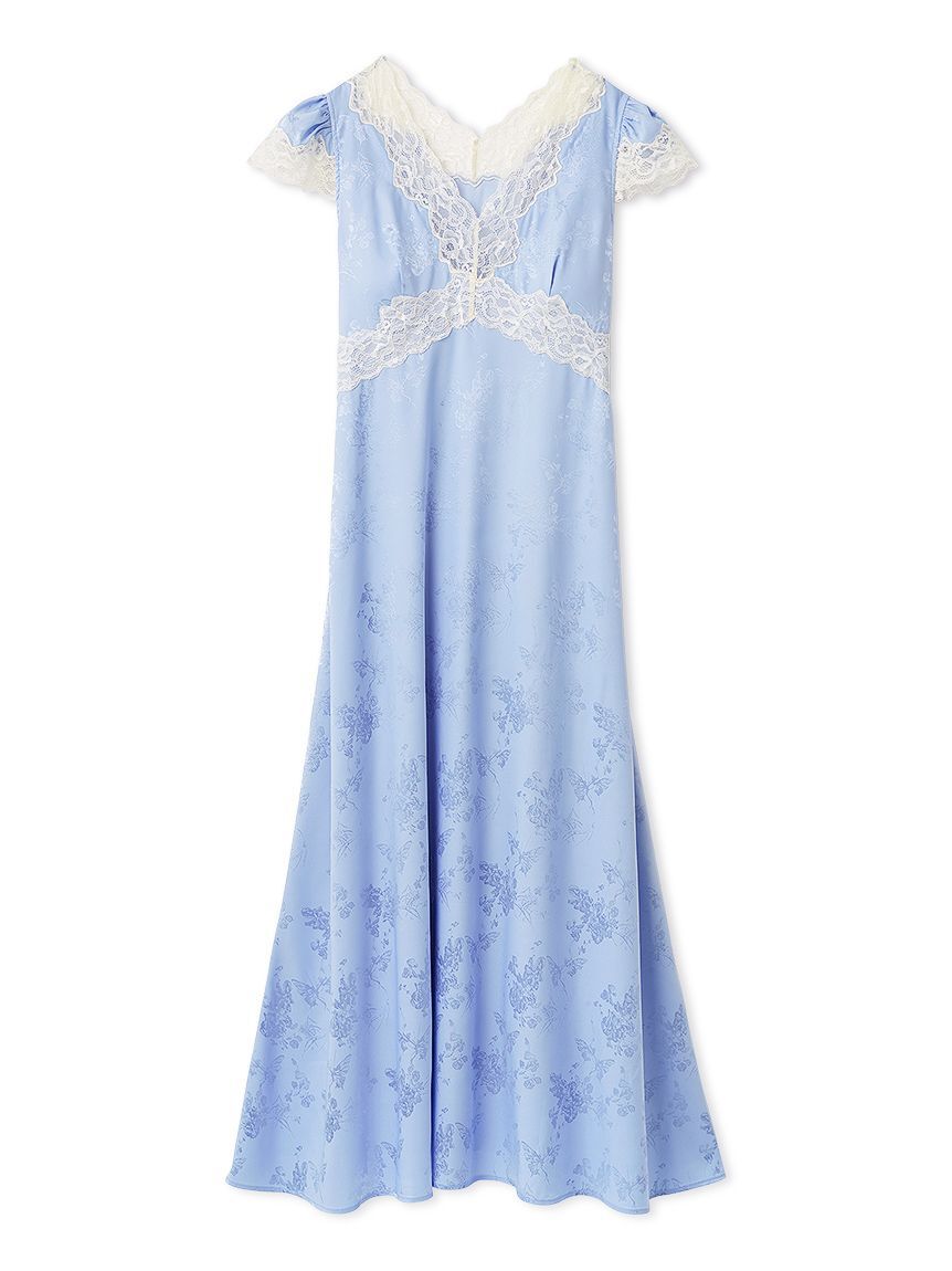 SNIDEL HOME「サテンジャガードカップインワンピース」|ルームウェア|