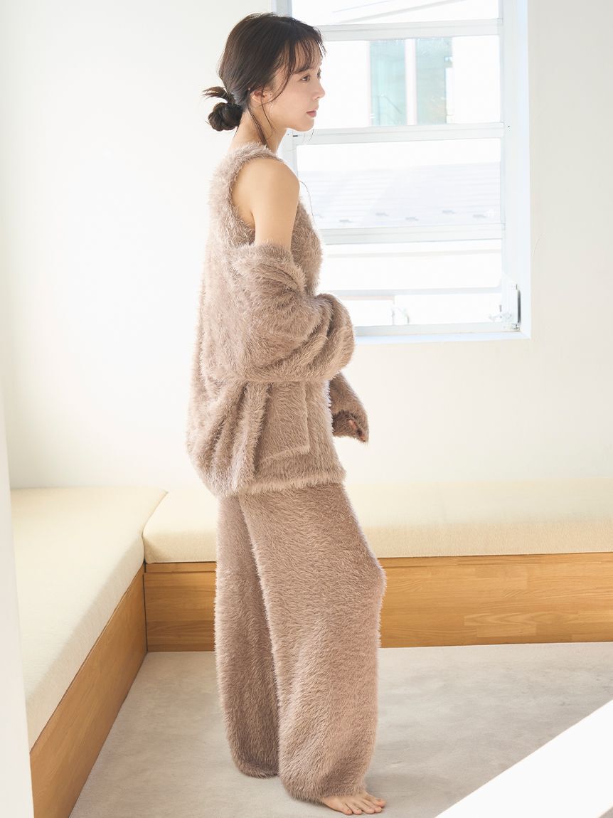 SNIDEL HOME「シャギーロングパンツ」|ルームウェア|