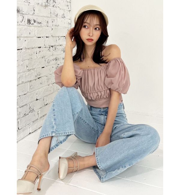 RESEXXY「シフォンボリュームブラウス」|シャツ・ブラウス|