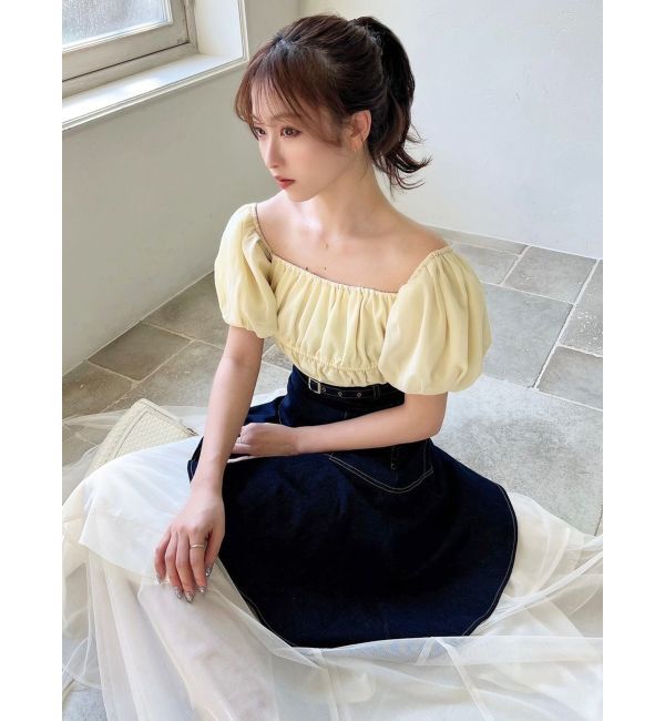 RESEXXY「シフォンボリュームブラウス」|シャツ・ブラウス|