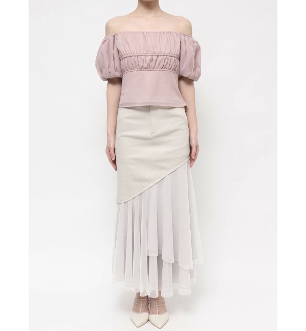 RESEXXY「シフォンボリュームブラウス」|シャツ・ブラウス|