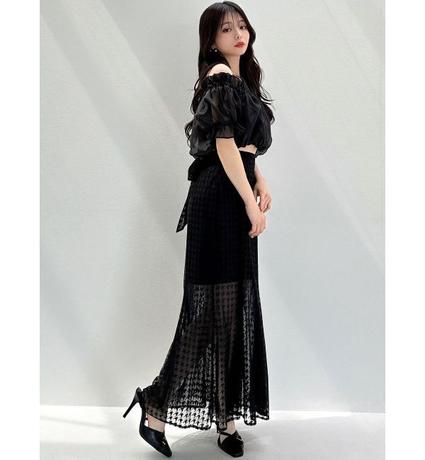 RESEXXY「クロップドオフショルトップス」|シャツ・ブラウス|