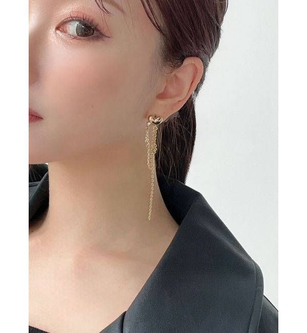 RESEXXY「ハートチェーンピアス」|ピアス|