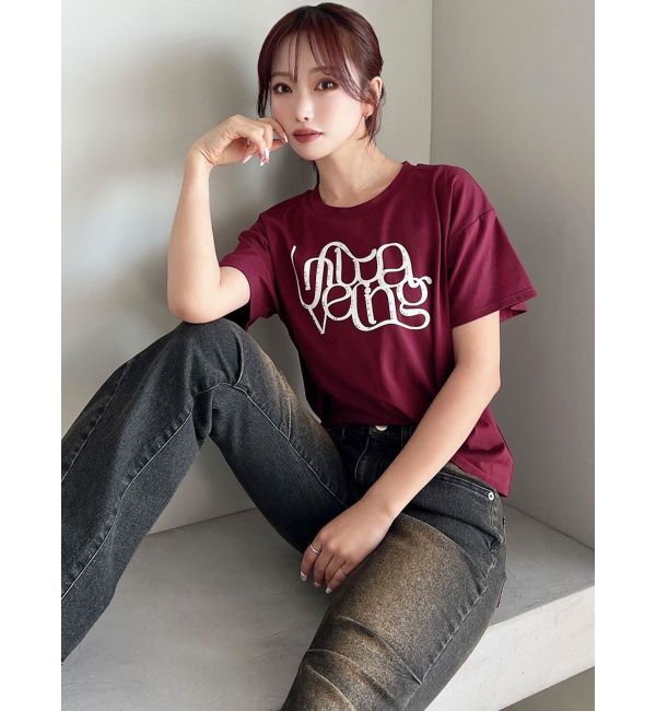 RESEXXY「スタッズロゴTシャツ」|Tシャツ・カットソー|