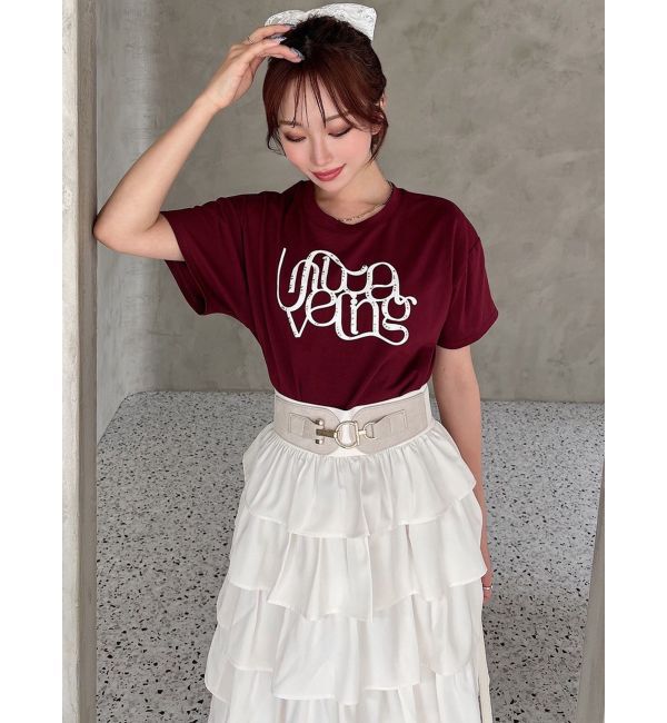 RESEXXY「スタッズロゴTシャツ」|Tシャツ・カットソー|