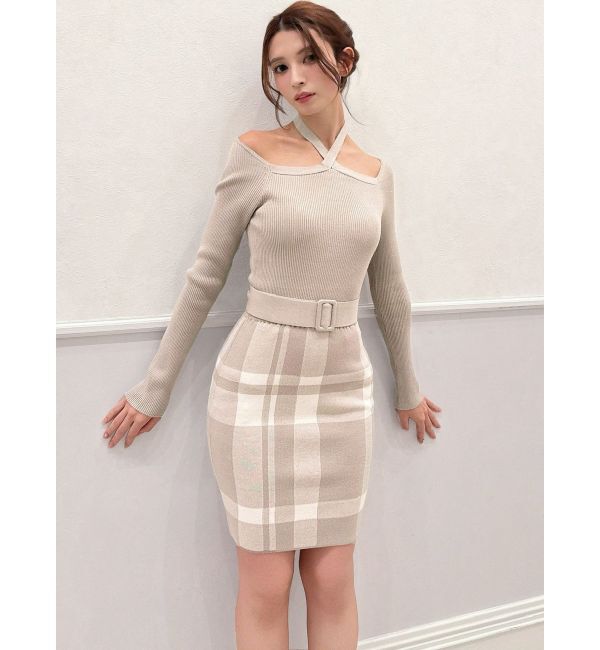 RESEXXY「フロントクロスジャガードワンピース」|ワンピース|