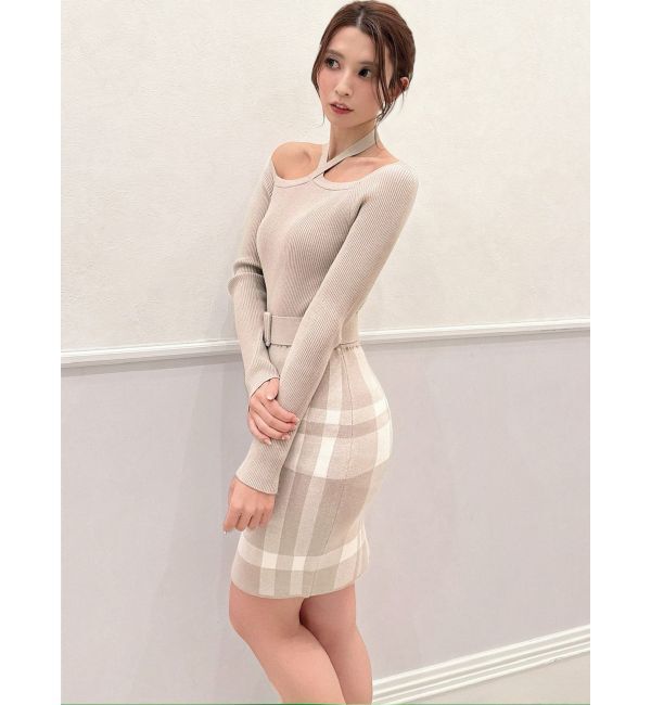 RESEXXY「フロントクロスジャガードワンピース」|ワンピース|